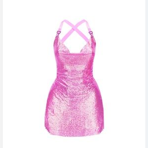 Pink Poster Girl Calypso Dress